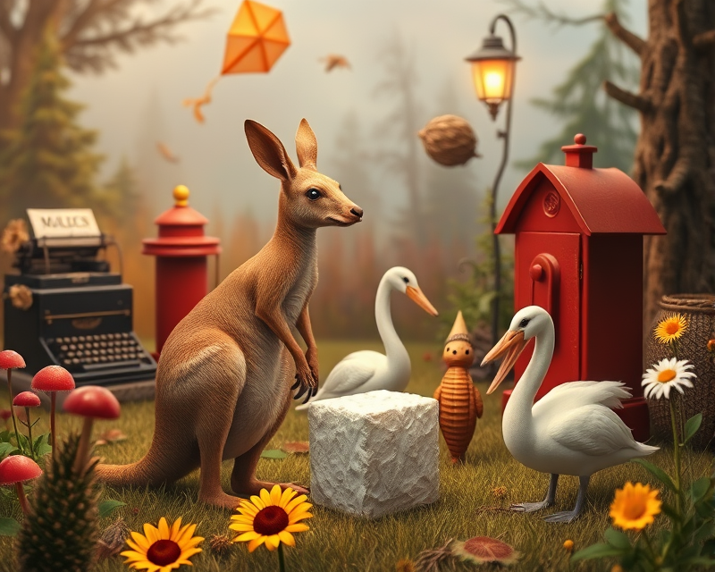 mushroom, napkin, kangaroo, butterfly, kite, marshmallow, fire hydrant, alien, apple, typewriter, porcupine, scarecrow, seahorse, pelican, mailbox, swan, lamp, witch, wolf, tennis, pencil, flower